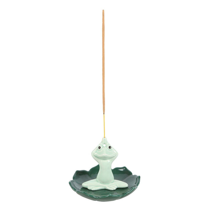 Yoga Frog Incense Stick Holder - Something Different Gift Shop