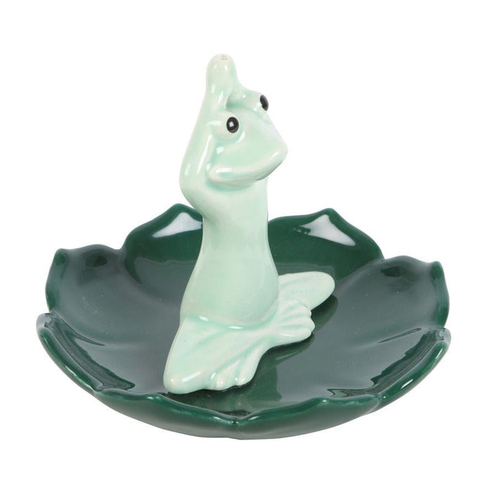 Yoga Frog Incense Stick Holder - Something Different Gift Shop