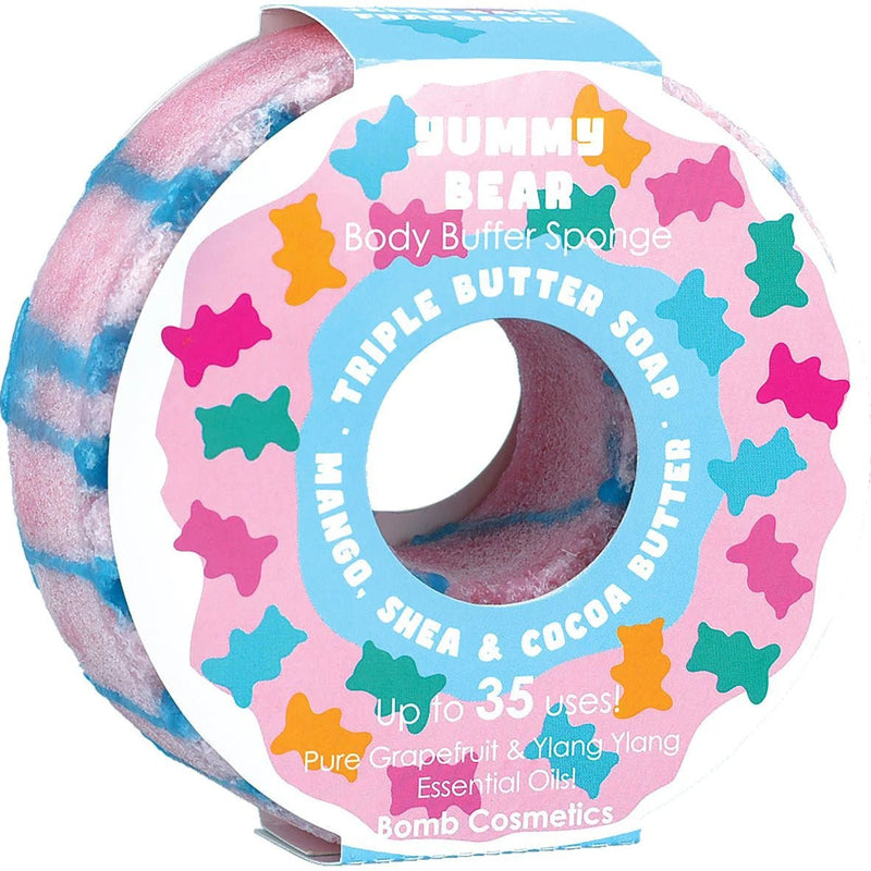 Yummy Bear Loofah Body Buffer – Soap Inside Sponge - Something Different Gift Shop