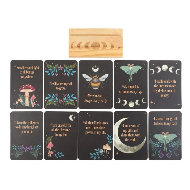 Affirmation Cards with Wooden Stand - Something Different Gift Shop