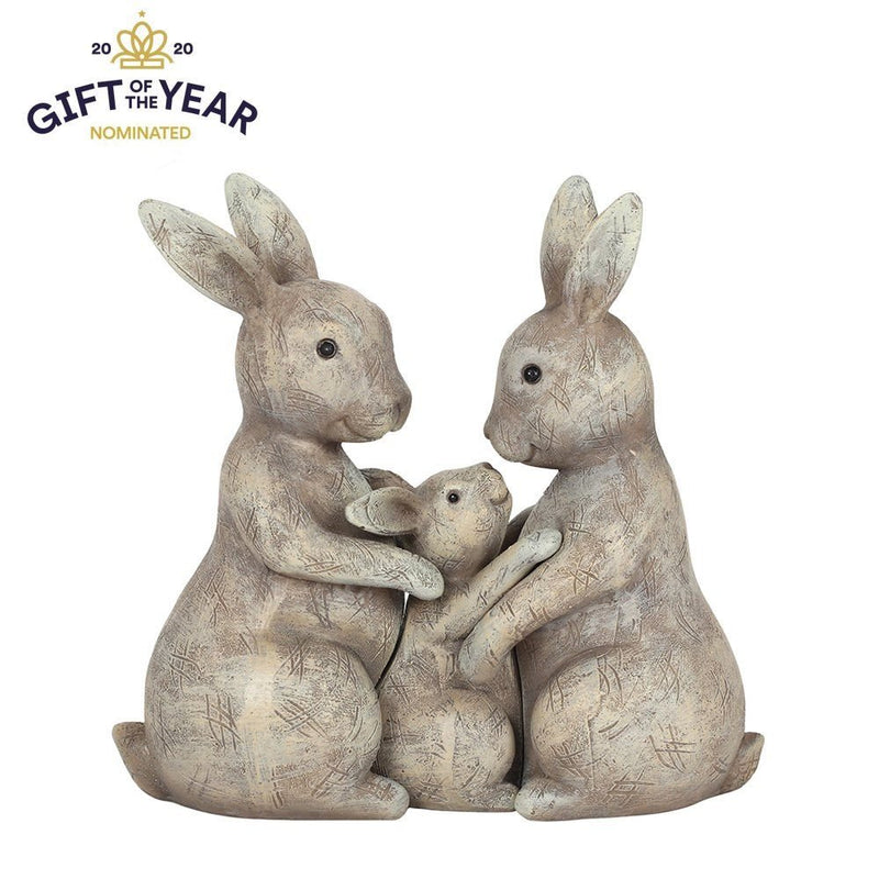 Animal Ornament - Bunny Fluffle Family - Something Different Gift Shop