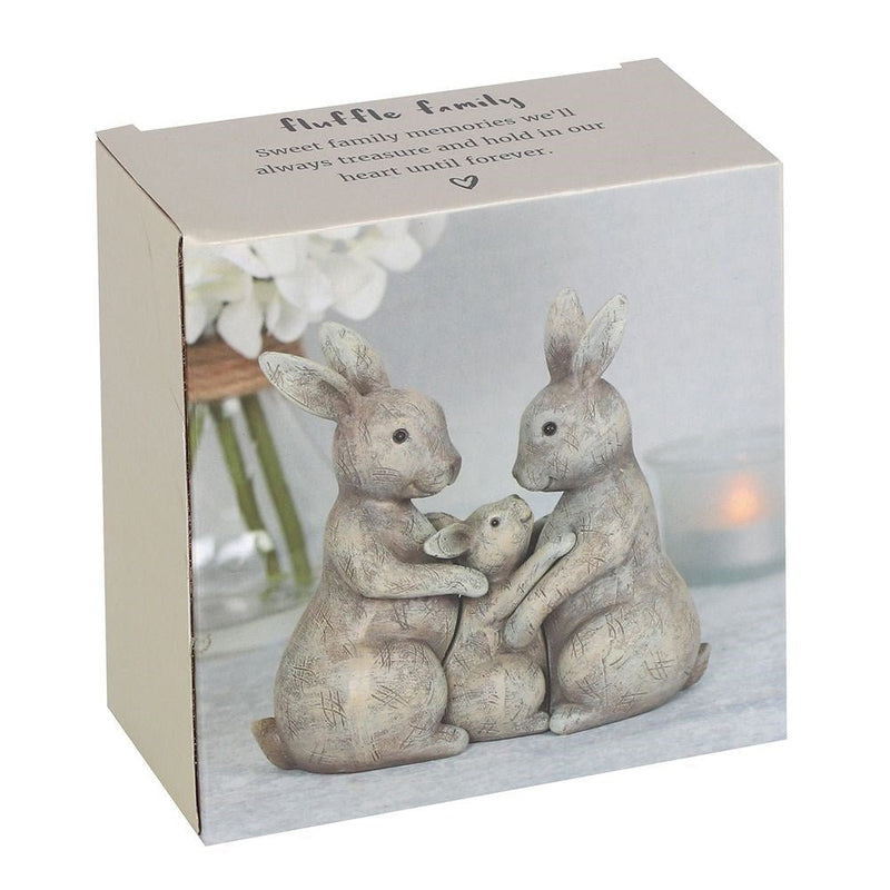 Animal Ornament - Bunny Fluffle Family - Something Different Gift Shop