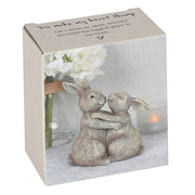 Animal Ornament - You Make My Heart Thump Bunny - Something Different Gift Shop