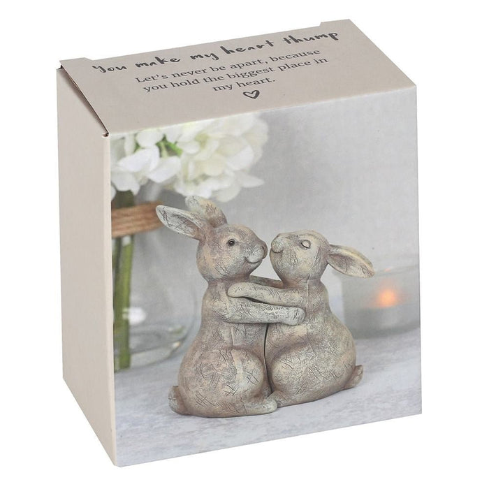 Animal Ornament - You Make My Heart Thump Bunny - Something Different Gift Shop