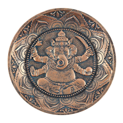 Antique Style Incense Plate Ganesh - Something Different Gift Shop