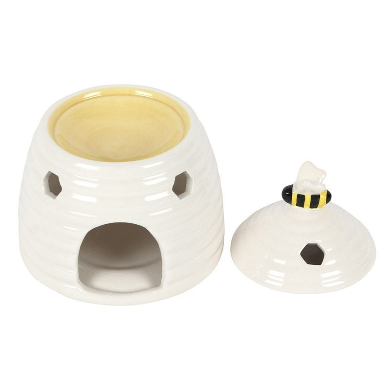 Beehive Oil Burner - White - Something Different Gift Shop