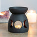 Black Ceramic Warmer - Triple Moon - Something Different Gift Shop