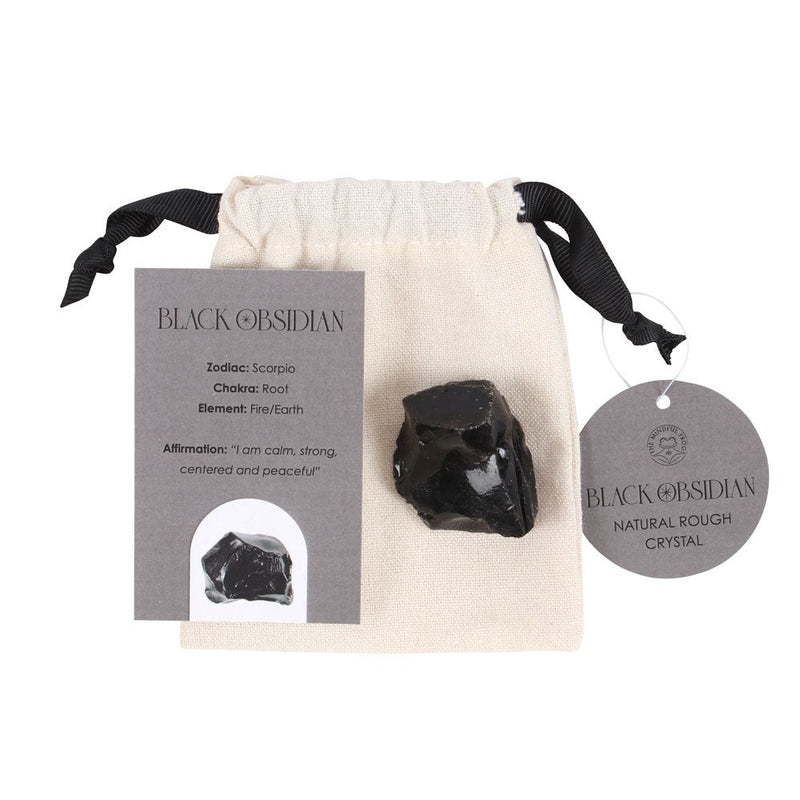 Black Obsidian Healing Rough Crystal - Something Different Gift Shop