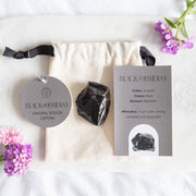 Black Obsidian Healing Rough Crystal - Something Different Gift Shop