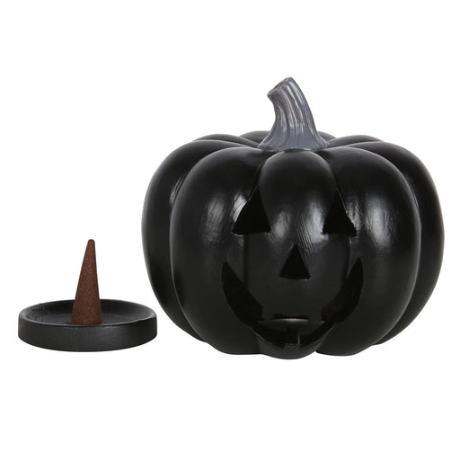 Black Pumpkin Incense Cone Holder - Something Different Gift Shop