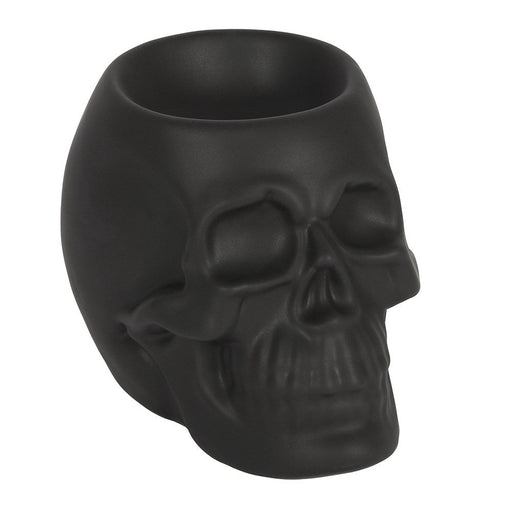 Black Skull Oil Burner - Something Different Gift Shop
