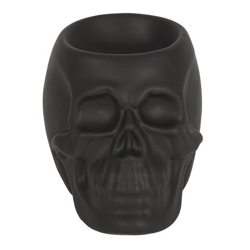 Black Skull Oil Burner - Something Different Gift Shop
