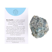 Blue Apatite Healing Rough Crystal - Something Different Gift Shop