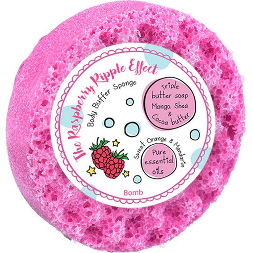 Bomb Cosmetics Body Buffer - The Raspberry Ripple Effect - Something Different Gift Shop