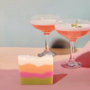 Bomb Cosmetics Soap Slice - Peach & Golden Raspberry Martini - Something Different Gift Shop