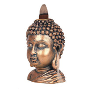 Bronze Buddha Head Backflow Burner - Something Different Gift Shop