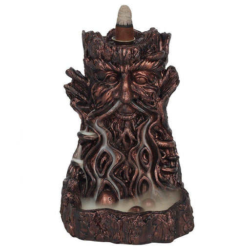Bronze Effect Backflow Incense Burner - Tree Man Small - Something Different Gift Shop