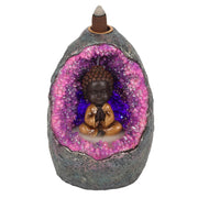 Buddha Crystal Cave LED Backflow Incense Burner - Something Different Gift Shop