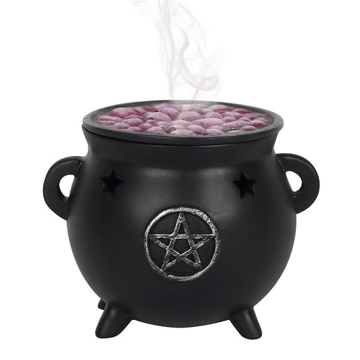 Cauldron Incense Cone Burner Pentagram - Something Different Gift Shop