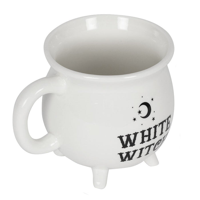 Cauldron Mug - White Witch - Something Different Gift Shop