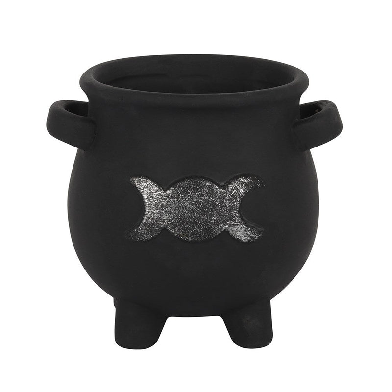 Cauldron Plant Pot - Triple Moon - Something Different Gift Shop