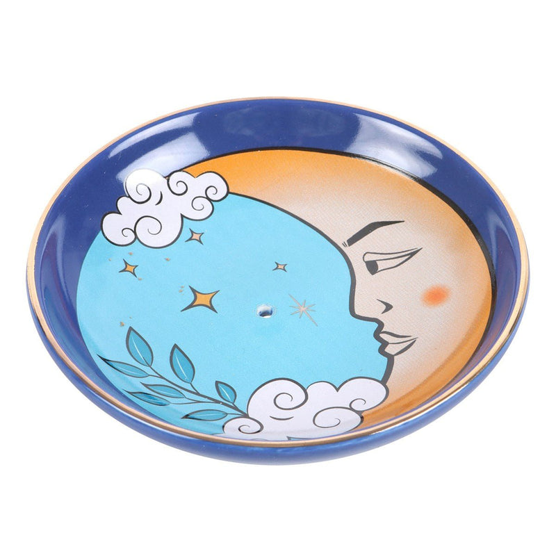 Celestial Incense Holder - The Moon - Something Different Gift Shop