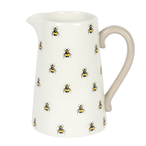 Ceramic Flower Jug - Bee - Something Different Gift Shop