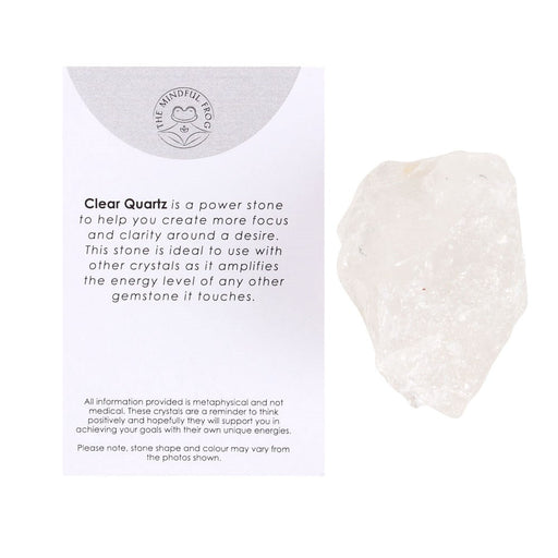 Clear Quartz Healing Rough Crystal - Something Different Gift Shop