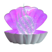 Colour LED Clam - White - Something Different Gift Shop