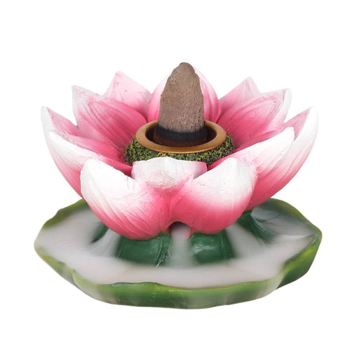 Colourful Lotus Backflow Incense Burner - Something Different Gift Shop