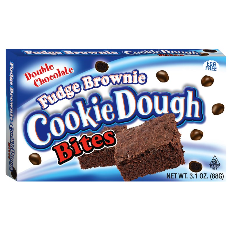 Cookie Dough Bites Theatre Box - Fudge Brownie 88g - Something Different Gift Shop