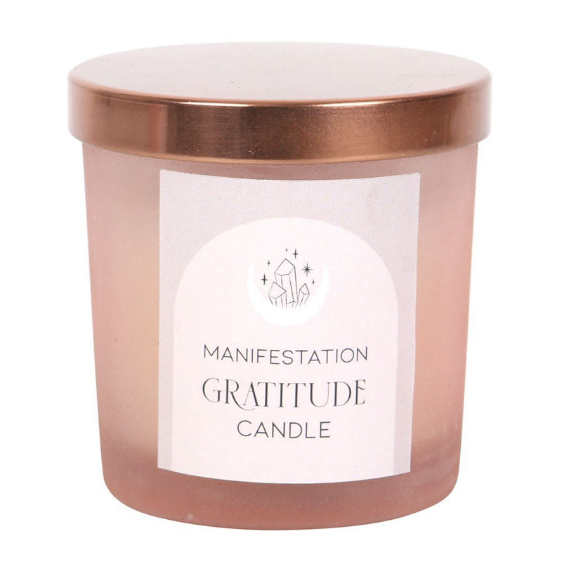Crystal Chip Candle - Gratitude - Something Different Gift Shop