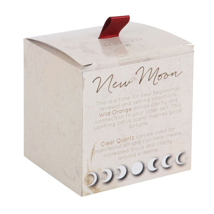 Crystal Chip Candle - New Moon - Something Different Gift Shop
