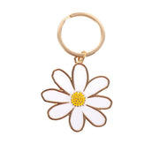 Daisy Enamel Keyring - Something Different Gift Shop