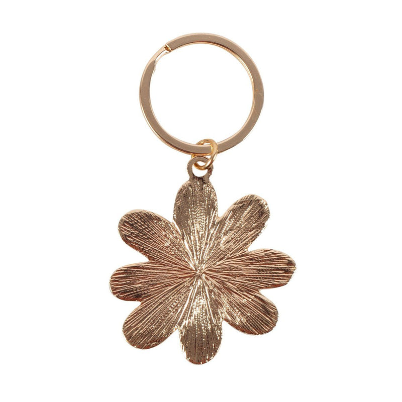 Daisy Enamel Keyring - Something Different Gift Shop