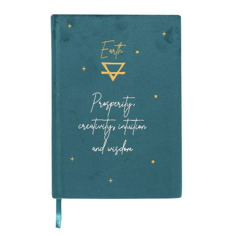 Earth Element Velvet A5 Notebook - Something Different Gift Shop