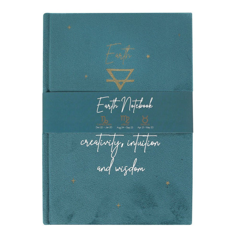 Earth Element Velvet A5 Notebook - Something Different Gift Shop