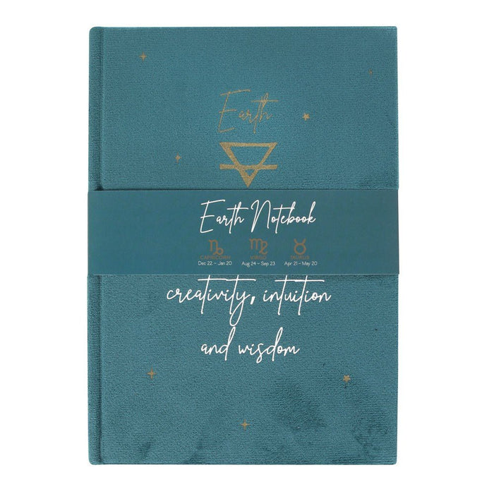 Earth Element Velvet A5 Notebook - Something Different Gift Shop
