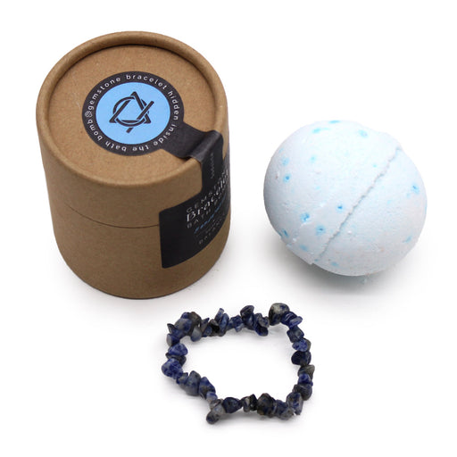 Gemstone Bracelet Bath Bomb - Sodalite - Something Different Gift Shop