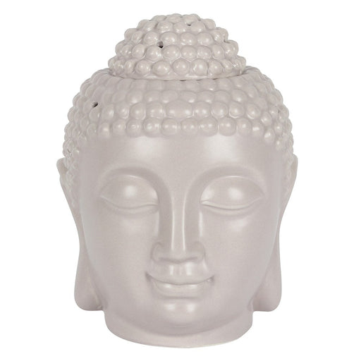Giant Buddha Head Oil Burner - Grey - Something Different Gift Shop