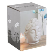 Giant Buddha Head Oil Burner - Grey - Something Different Gift Shop