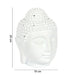 Giant Buddha Head Oil Burner - White - Something Different Gift Shop