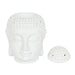 Giant Buddha Head Oil Burner - White - Something Different Gift Shop