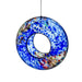 Hanging Glass Bird Feeder - Blue - Something Different Gift Shop