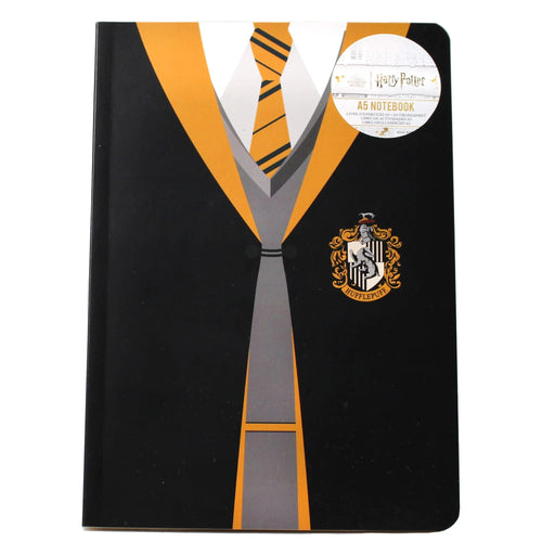 Harry Potter A5 Exercise Book - Hufflepuff Uniform - Something Different Gift Shop
