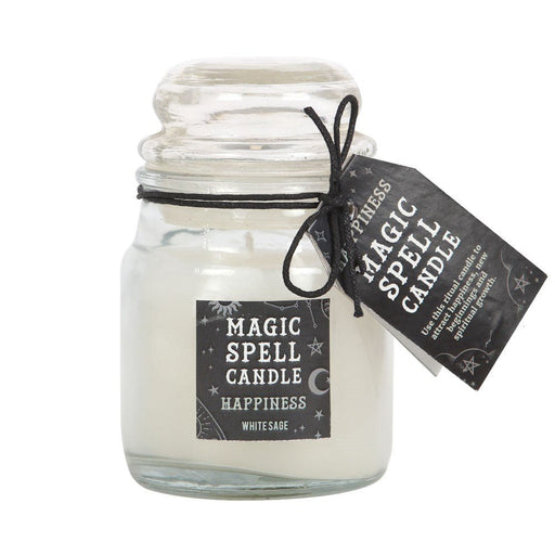 Jar Spell Candle - Happiness - Something Different Gift Shop