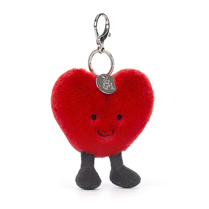 Jellycat Amuseable Heart Bag Charm - Something Different Gift Shop