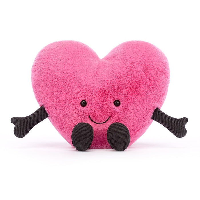 Jellycat Amuseable Pink Heart - Large - Something Different Gift Shop