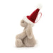 Jellycat Bashful Christmas Bunny Decoration - Something Different Gift Shop
