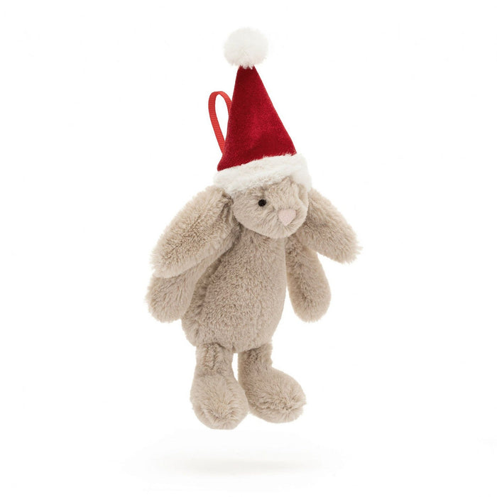 Jellycat Bashful Christmas Bunny Decoration - Something Different Gift Shop